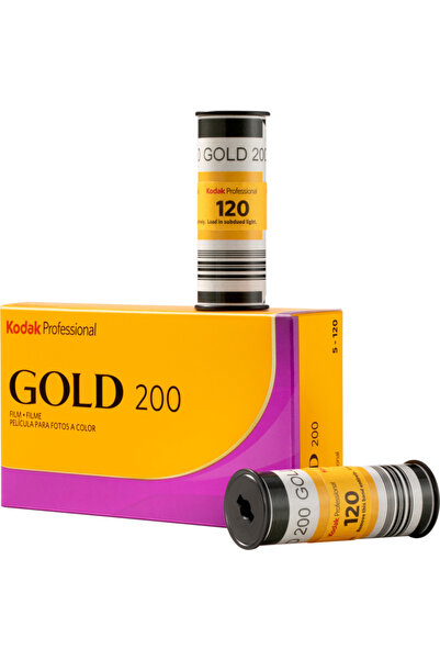 Kodak Pachet de 5 folii Professional Gold 200 120