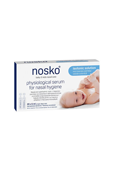 Nosko Ser fiziologic izotonic, 20 x 5ml, Baby
