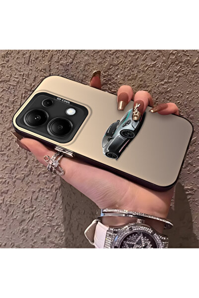 Hontinga حافظة هاتف Poco M6 Pro 4G متوافقة مع السيليكون ذات الحواف الصلبة ومض...