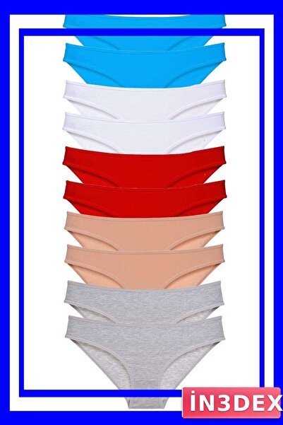 İN3DEX 10-Piece Lycra Women's Slip Set with Multiple Color Options