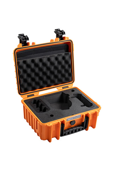 B&W BW Outdoor Cases Type 3000/PP.117 for DJI Flip, Orange