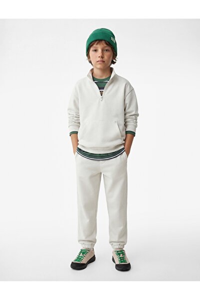 Koton Boy's Tracksuit Bottom 6Wkb40145Tk Gray