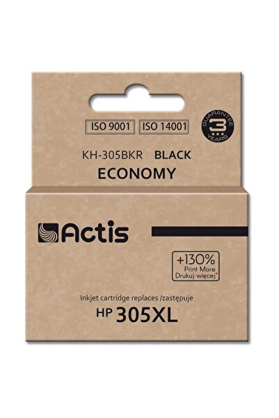 Actis Мастилена касета KH-305BKR (заместител за HP 305XL 3YM62A; стандартна; ...