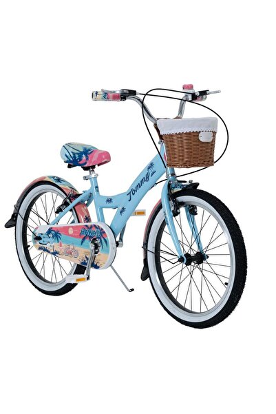 TommyBike 20 Jant Bisiklet Hawaii Hasır Sepetli, Deri Elcikli Çocuk Bisikleti...