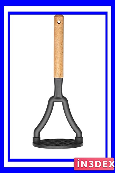 İN3DEX مطحنة مطبخ بمقبض خشبي، أداة مطبخ عملية