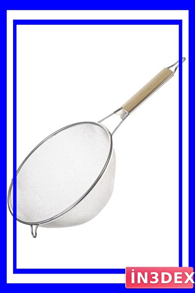 İN3DEX مصفاة مطبخ خشبية مع مقبض 21 سمتر