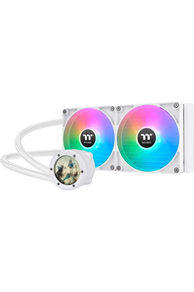 THERMALTAKE TH280 V2 Ultra ARGB Sync All-In-One Liquid Cooler Snow Edition, w...