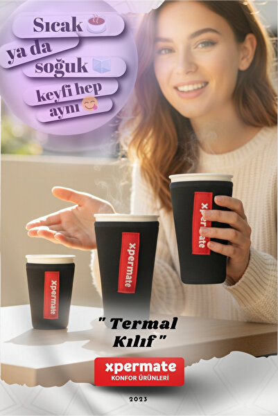 XPERMATE Thermal Beverage Cover – Thermal Cover for Hot & Cold Beverages