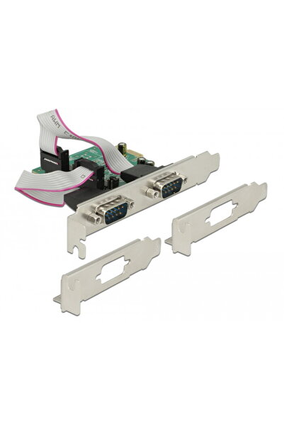 DELOCK Adaptor PCI Express la 2 x porturi seriale RS-232 de mare viteză 921K ...