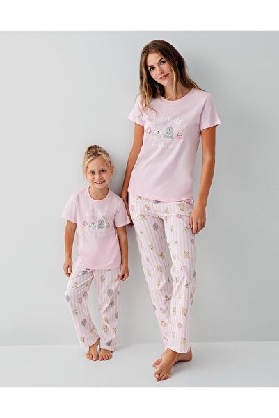 Rolypoly Mother-Daughter Pajamas (Sold Separately) Set 100% Cotton – Short Sl...