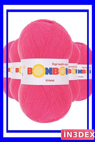 İN3DEX الكريستال ليف 5 قطع باللون الوردي