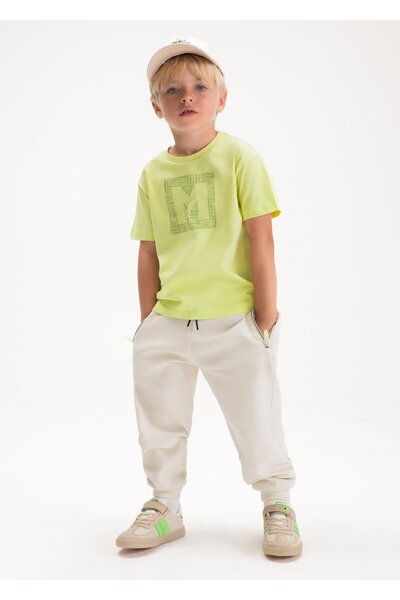 MAYORAL Boy's Jogger Sweatpants Beige