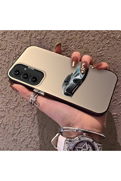 Hontinga حافظة هاتف سامسونج جالاكسي A25 متوافقة مع حافة السيليكون الصلبة ومضا...