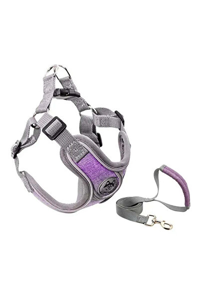 Petora Ham reglabil cu lesă pentru câini, violet, HC1025 - M