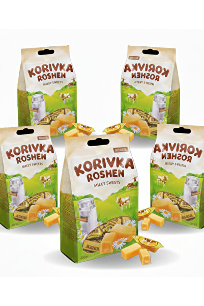 Roshen حلويات كوريفكا 205 جرام × 5 قطع