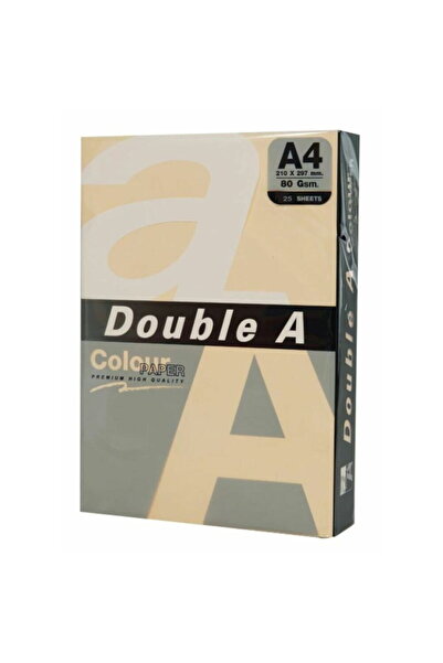 DOUBLE A Color Paper A4, 80gsm, 25 sheets/top - intense gold