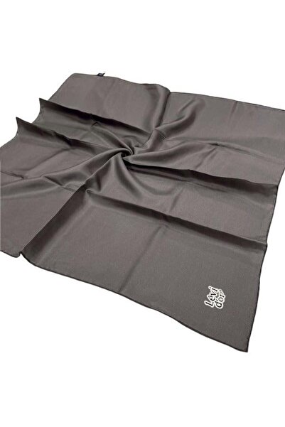 Levidor Plain Twill Silk Scarf - Smoked