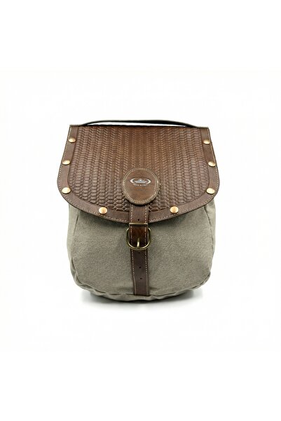 Trendbisiklet حقيبة خلفية جلدية كلاسيكية سعة 16 لتر (مونتي غرابا - صنع في إيط...