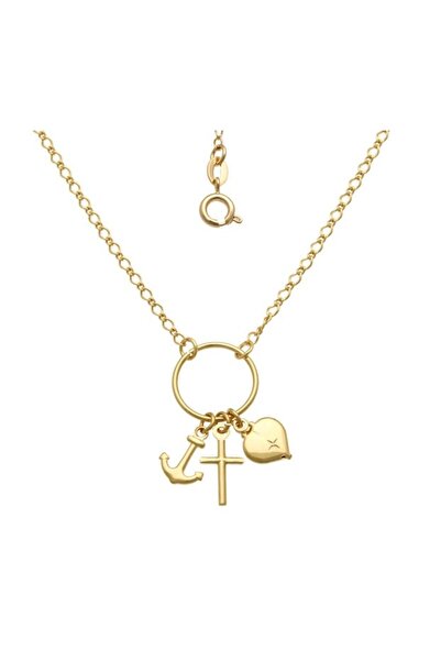 OEM Colier placat cu aur de 18 k, 2 microni, productie Brazilia, colectia onl...