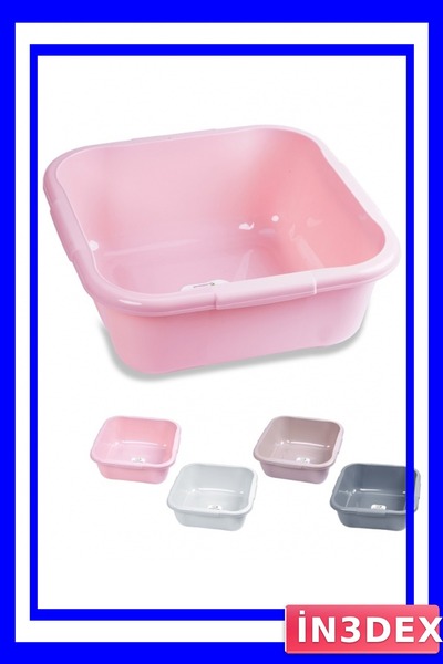 İN3DEX Square Shaped Plastic Storage Container Number 4