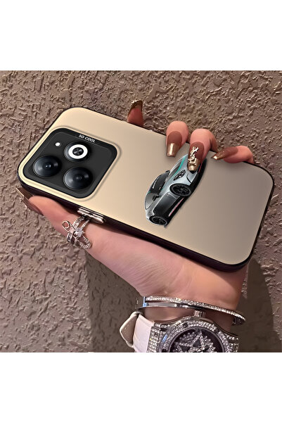 Hontinga حافظة هاتف Infinix Hot 40i متوافقة مع حافة السيليكون الصلبة ومضادة ل...