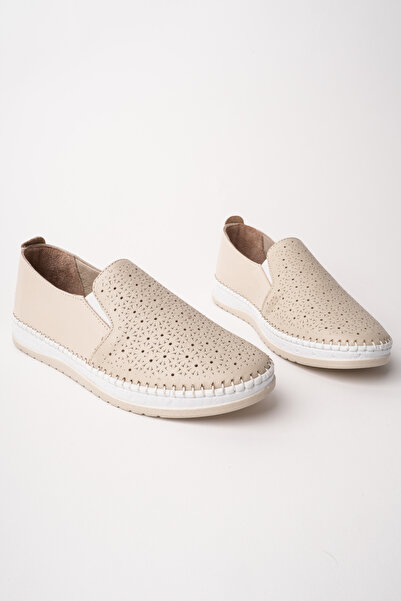 Madam Tarz Vrp-600-1 Μπαλαρίνες από γνήσιο δέρμα με σχέδια