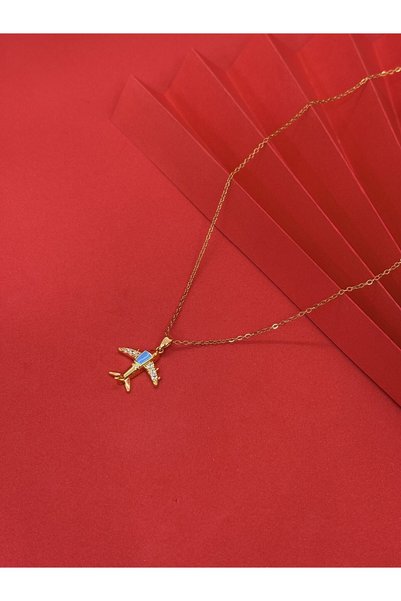 Melisa Takı & Aksesuar Minimal Airplane Necklace