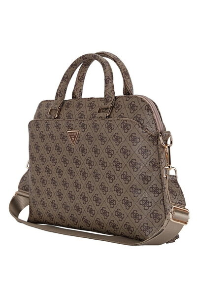 Guess Laptop Bag 15", Unisex, Adjustable - 4G Triangle Logo