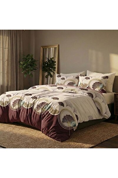 Pucioasa 6-piece finet double Duvet Cover Set , Ginkgo biloba leaves