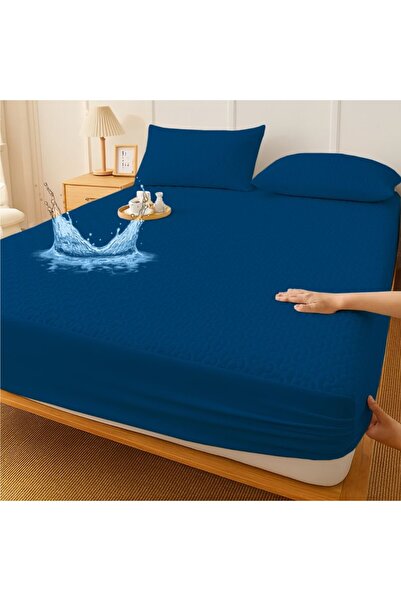 Pucioasa Waterproof quilted protection set with Stretchy, 200x200cm and 2 pil...