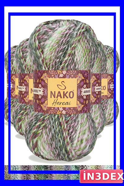 İN3DEX 5 قطع من خيوط الحياكة اليدوية المزخرفة بنمط إبرولي