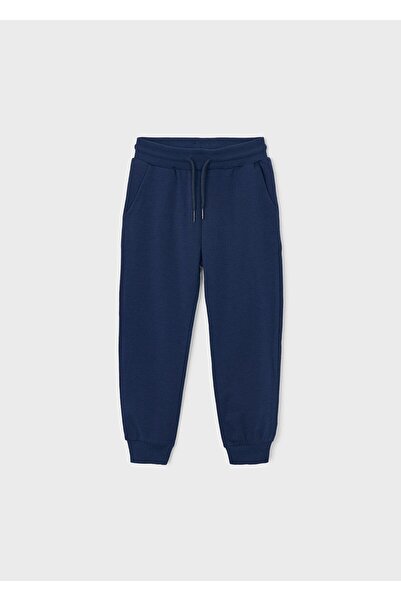 MAYORAL Boy's Basic Sweatpants with Elastic Cuffs, Navy Blue