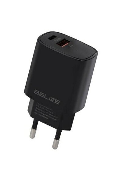 Beline Încărcător 20W USB-C + USB-A negru