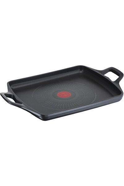 TEFAL Robusto Plancha Pan, 26 x 32 cm, Induction, Non-stick Titanium Coating,...