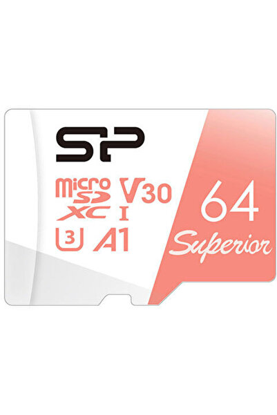 Silicon Power Κάρτα μνήμης SILICON-POWER Superior Micro SDXC 64GB UHS-I A3 V30