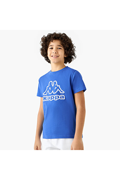 Kappa تي شيرت بطبعة شعار ورقبة دائرية