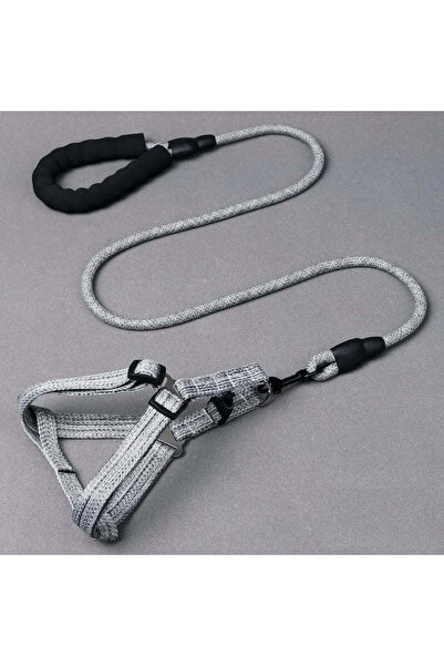 Petora Ham reglabil cu lesă pentru câini, gri, HC1031 - XL