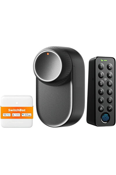 SwitchBot Încuietoare inteligentă Ultra 3 în 1 cu panou de control și tastatu...