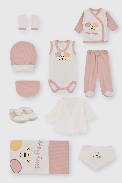 Panço Yenidoğan Pembe 10'lu Hastane Çıkış Seti