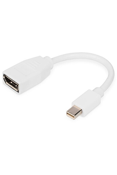 Digitus Adaptor mini DP la DP, 0,15 m alb