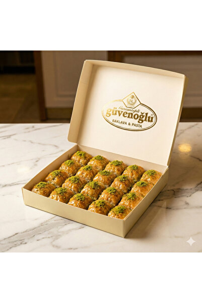 Güvenoğlu Baklava Fıstıklı Geleneksel Antep Baklavası (1000 gr Özel Tasarım K...