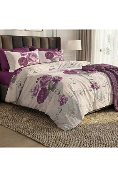 Pucioasa 6-piece finet double Duvet Cover Set , Large flowers
