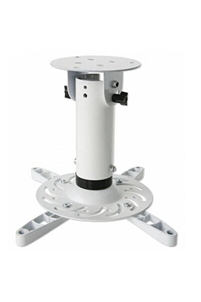 Techly Βάση προβολέα 20 cm, οροφής, 15 kg λευκό