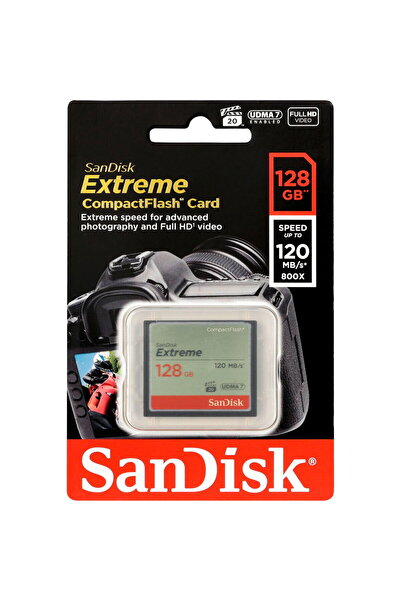 SanDisk Κάρτα μνήμης CF 128GB Extreme 120/85
