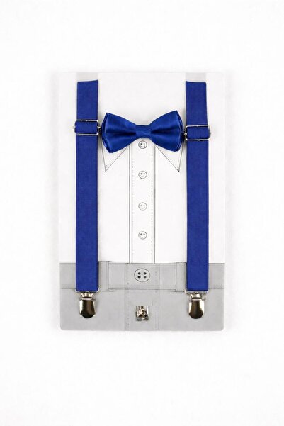 Kuraff Giyim Girls' and Boys' Suspender and Bow Tie Set for Shows & Special O...