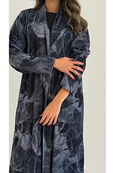 AYA MWT763 - Velvet Print Abaya