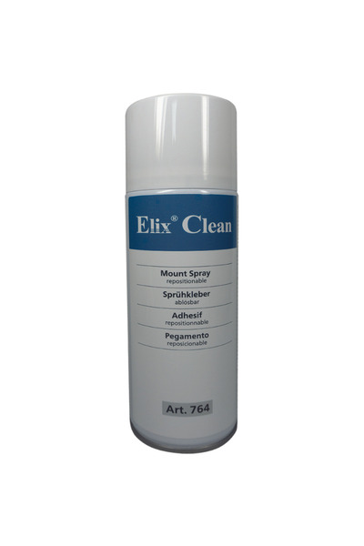Elix Non-permanent adhesive spray, removable/repositionable, 400 ml, Clean