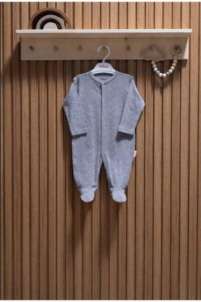 Tiffany Elephant Jacquard Theme Booties Jumpsuit 0-3/9-12 Months