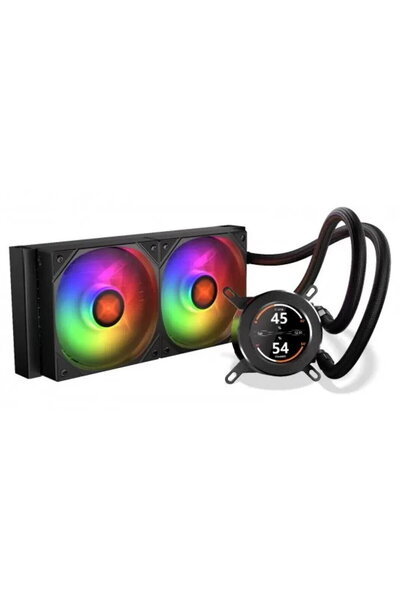 Krux HydroGlance 240 LCD, water cooling, black