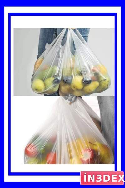 İN3DEX حقيبة رياضية شفافة متوسطة الحجم 28x50 سم عبوة 200 قطعة